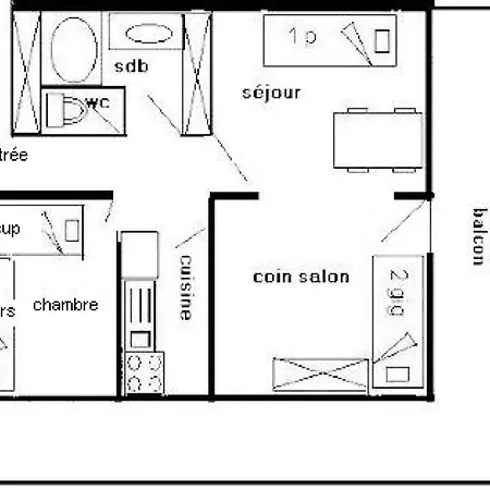 Résidence La Meije - 2 Pièces Divisible 6 Pers - La Meije - 022me -plagne Centre Mae-1924 Apartamento La Plagne