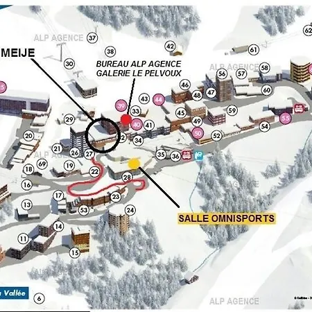 Apartment La Meije - 2 Pieces Divisible 6 Pers - La Meije - 022me -plagne Centre Mae-1924 La Plagne