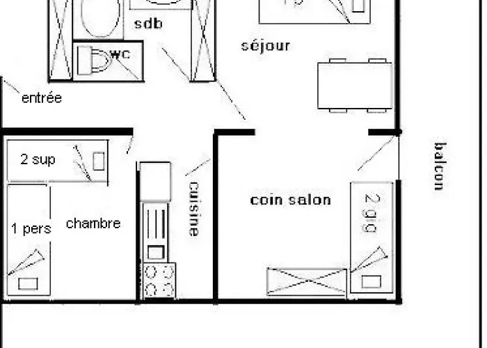 La Meije - 2 Pieces Divisible 6 Pers - La Meije - 022me -plagne Centre Mae-1924 Апартаменты Ла-Плань